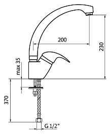 Webert Смеситель для кухни Sax SX920202015 хром – фотография-2