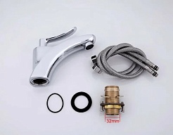 Frap Смеситель для раковины H81 F1081 хром – фотография-3