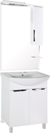 ASB-Mebel Мебель для ванной Мессина 70/2 белая – фотография-1