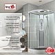 Avacan Душевая кабина 80/80 EM2080LEDT прозрачная – фотография-23