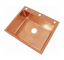 Stella Polare Мойка кухонная Кастельо 60 SP-00001884 золото – фотография-1