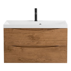 BelBagno Тумба с раковиной Marino 80 подвесная Rovere Nature – фотография-1