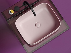 Ceramicanova Мебельная раковина Element 50 CN6052MP розовый матовый – фотография-3