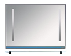 Misty Зеркало для ванной Джулия 105 синее – фотография-1