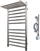 Point Полотенцесушитель электрический П11 500x800 PN10158SPE с полкой хром