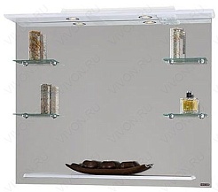 Водолей Мебель для ванной "Альфа 90" L белая – фотография-3