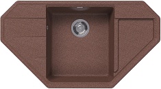 Dr. Gans Мойка кухонная Крона 910 угловая терракота