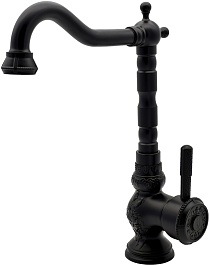 Milacio Смеситель для кухни Pekin MC.500.BL черный матовый – фотография-1