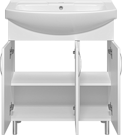 Misty Мебель для ванной Изео 75 белая – фотография-5