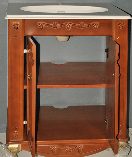 Атолл Тумба с раковиной "Верона 65" скуро – картинка-9