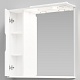 Водолей Зеркальный шкаф Лира 75 L белый – фотография-8