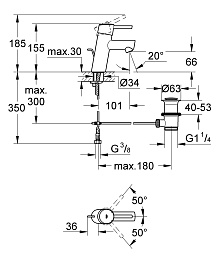 Grohe Смеситель "Concetto 3220410E" для раковины – фотография-3