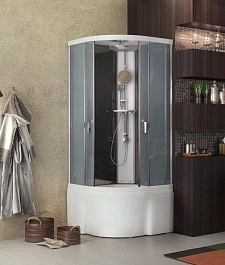 Triton Душевая кабина Вирго №3 90x90 графит – фотография-11