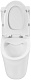Azario Унитаз-моноблок Ansa AZ-2301 безободковый с бачком с сиденьем микролифт белый – картинка-24