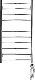 Domoterm Полотенцесушитель электрический Калипсо П10 500x1000 ER хром – фотография-1