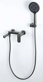 Frap Смеситель для ванны с душем H85 F3285-9 оружейная сталь – фотография-1