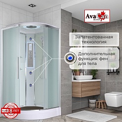 Avacan Душевая кабина 90/90 EM2090LED – фотография-3