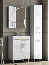 Vigo Зеркальный шкаф Mirella 60 белый – фотография-2