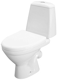 Керамин Унитаз-компакт Соло 427738 белый – фотография-1