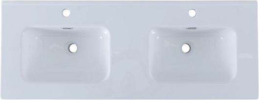 Allen Brau Мебельная раковина Glority 120 1.35011.20 двойная белая – картинка-3