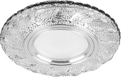 Feron Светильник встраиваемый CD907 с белой LED-подсветкой белый – фотография-1