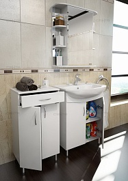 СанТа Тумба для ванной TH 60 2 двери, 1 ящик (301007) – фотография-5