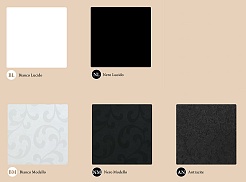 BelBagno Зеркало ATRIA 1000 Nero Lucido – фотография-2