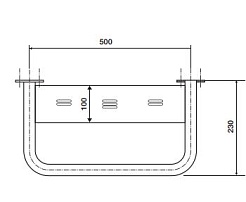 Bemeta Поручень с полкой Help 301100572 – фотография-2