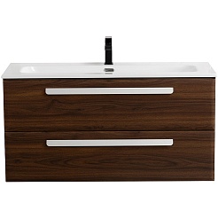 BelBagno Мебель для ванной Eco Cer-N 100 CZR-8073-100 орех шоколад софт ручки сатин – фотография-3