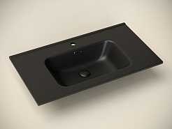 Sancos Тумба с раковиной Libra Floor 80 дуб чарльстон раковина Element 81 CN7005MB – фотография-6