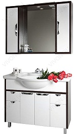 Водолей Комплект мебели Клаудия 105 белый/венге – фотография-1