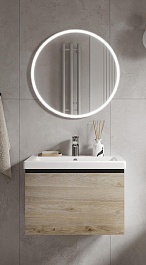 Vigo Мебель для ванной Cross 600-0-1 подвесная дуб давос натуральный – фотография-2