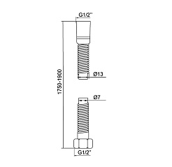 Iddis Душевой шланг 023S17Si19 – фотография-2