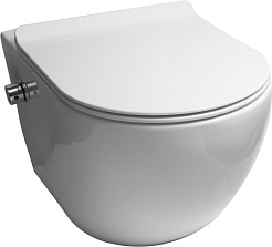 SantiLine Унитаз подвесной SL-5002SM-BD с функцией биде и смесителем – фотография-1