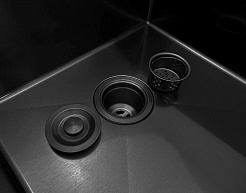 Hoffger Мойка для кухни 5044 Black – фотография-2