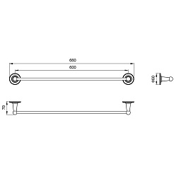 Timo Полотенцедержатель Nelson 150053/00 – фотография-2