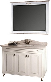 Водолей Мебель для ванной "Анжелика 120" F-2 серая – фотография-1