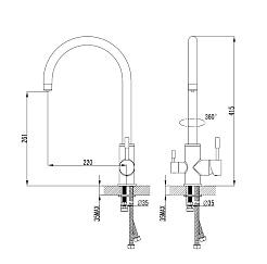 Iddis Смеситель для кухни Kitchen F KF20SBJi05 – фотография-2