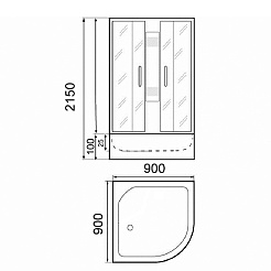 Parly Душевая кабина AE91 – фотография-6