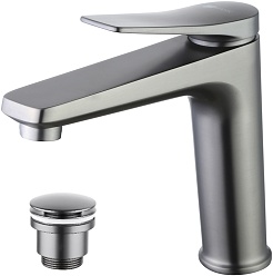 Lemark Смеситель для раковины Bronx LM3737GM графит – фотография-1