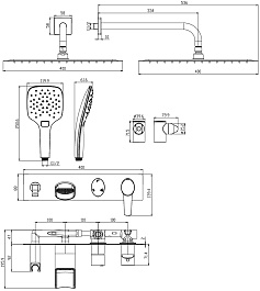 Lemark Душевая система Atlantiss LM3225C хром – фотография-2