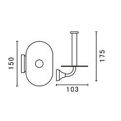Art&Max Держатель туалетной бумаги Ovale AM-4083 – фотография-2