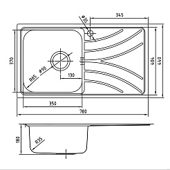 Iddis Мойка из нержавеющей стали Arro ARR78PLi77 глянец – фотография-2