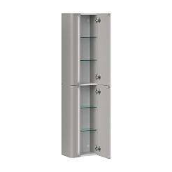 Equil Шкаф пенал Elegante 36 R/L амарок/белый – фотография-2