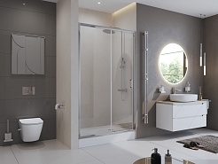 BelBagno Душевая дверь в нишу 155/195 UNO-195-BF-1-155-C-Cr – фотография-2