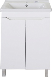 ASB-Mebel Тумба с раковиной Бари 60 2.0 белая – фотография-1