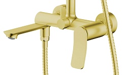 Azario Душевая стойка Escaro AZ-K2374MG золото матовое – фотография-2