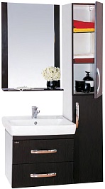 Misty Пенал для ванной Эмилия венге R – фотография-2