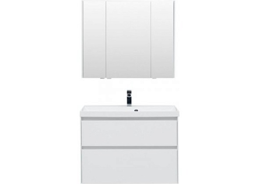 Aquanet Тумба с раковиной Гласс 90 – картинка-5