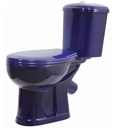 Оскольская керамика Унитаз-компакт Дора 417522 синий – фото-1